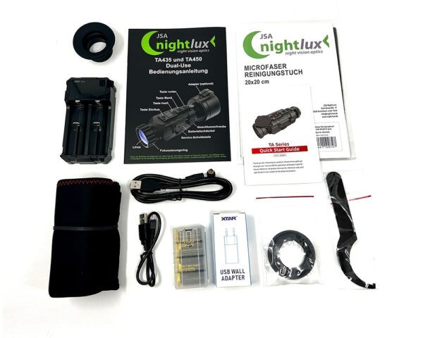 Guide Nightlux JSA TA450 Lieferumfang